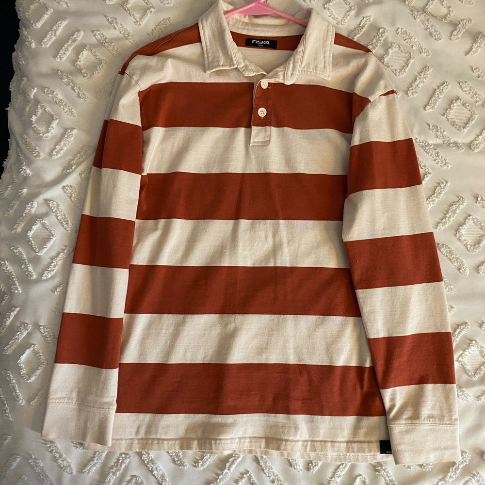 RSQ Red and White Stripes Shirt ❤️